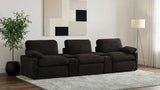 Collins 5-Piece Power Reclining Home Theater Seating Chocolate Brown | Brown | Chocolate Brown | 610351PT