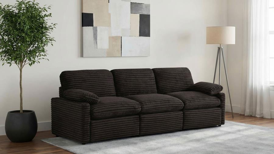 Collins Modular Power Sofa Chocolate Brown | Brown | Chocolate Brown | 610351P
