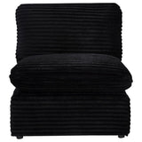 Collins Modular Armless Chair Black | Black | 610360AC