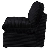 Collins Modular Armless Chair Black | Black | 610360AC