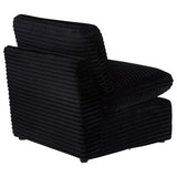 Collins Modular Armless Chair Black | Black | 610360AC