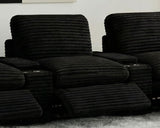 Collins Modular Power Armless Recliner Black | Black | 610360ARP