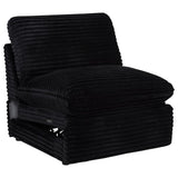 Collins Modular Power Armless Recliner Black | Black | 610360ARP