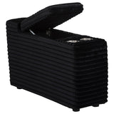 Collins Upholstered Modular Storage Console Black | Black | 610360CON