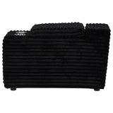 Collins Upholstered Modular Storage Console Black | Black | 610360CON
