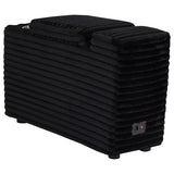 Collins Upholstered Modular Storage Console Black | Black | 610360CON