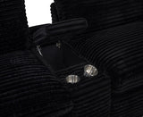 Collins Upholstered Modular Storage Console Black | Black | 610360CON