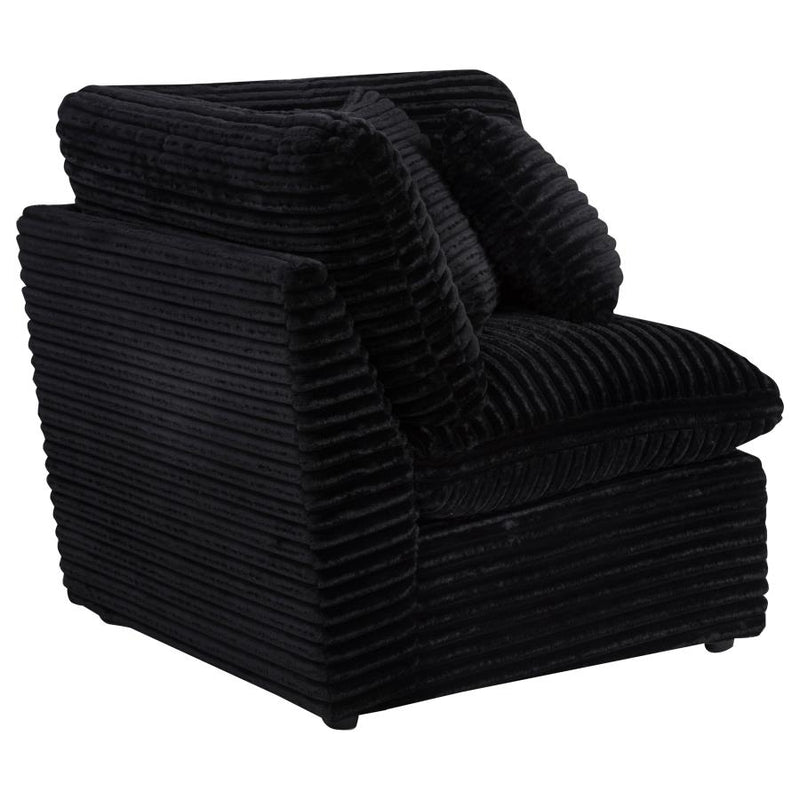 Collins Modular Corner Chair Black