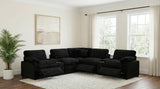Collins 7-piece Modular Power Reclining Sectional Black | Black | 610360P-SETA