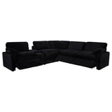 Collins 6-piece Modular Power Reclining Sectional Black | Black | 610360P-SET