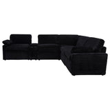 Collins 6-piece Modular Power Reclining Sectional Black | Black | 610360P-SET
