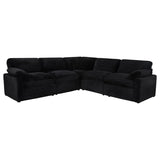 Collins 5-piece Modular Power Reclining Sectional Black | Black | 610360P