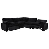 Collins 5-piece Modular Power Reclining Sectional Black | Black | 610360P