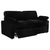 Collins Modular Power Loveseat Black | Black | 610362P