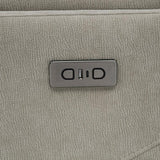 Adler Upholstered Power Swivel Glider Recliner Greige