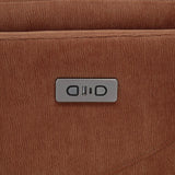 Adler Upholstered Power Swivel Glider Recliner Rust