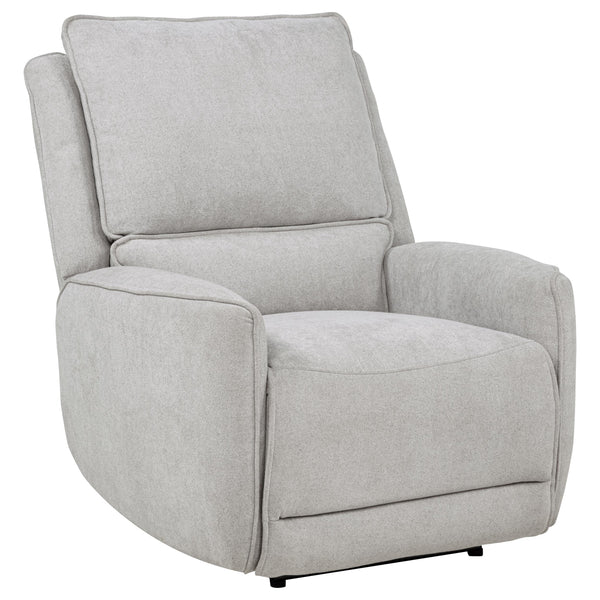 Sylmar 3-piece Chenille Power Reclining Sofa Set Dove Grey