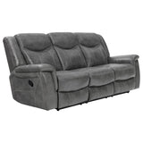 Conrad Upholstered Padded Arm Motion Sofa Grey | Grey | 650354