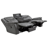 Conrad Upholstered Padded Arm Motion Sofa Grey | Grey | 650354