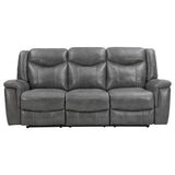 Conrad Upholstered Padded Arm Motion Sofa Grey | Grey | 650354