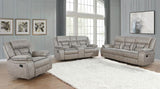 Greer Upholstered Motion Reclining Loveseat Taupe | Beige | Taupe | 651352