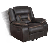Greer 3-piece Upholstered Reclining Sofa Set Brown | Brown | 651354-S3