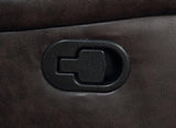 Greer Upholstered Motion Reclining Loveseat Brown | Brown | 651355