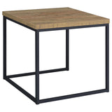 Straden 3-piece Engineered Wood Coffee Table Set Mango and Black | Brown | Mango | 700144