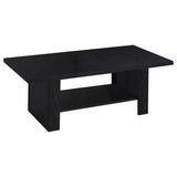 Rodez 3-piece Engineered Wood Coffee Table Set Black | Black | 700345