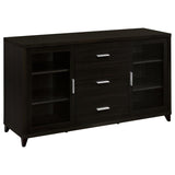 Lewes 4-piece 60-inch TV Entertainment Center Cappuccino | King | Brown | Cappuccino | 700881-S4