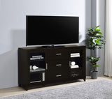 Lewes 2-door Engineered Wood 60-inch TV Stand Cappuccino | Brown | Cappuccino | 700881