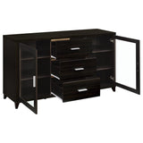 Lewes 2-door Engineered Wood 60-inch TV Stand Cappuccino | Brown | Cappuccino | 700881