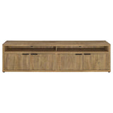 Tabby 79-inch 4-door Engineered Wood TV Stand Media Console Mango | Twin | Brown | Mango | 700933