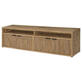 Tabby 79-inch 4-door Engineered Wood TV Stand Media Console Mango | Twin | Brown | Mango | 700933