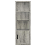 Burke 3-piece 59-inch TV Entertainment Center Grey Driftwood | Full | Grey | Grey Driftwood | 701024-SET