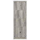 Burke 3-piece 59-inch TV Entertainment Center Grey Driftwood | Full | Grey | Grey Driftwood | 701024-SET
