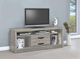 Burke 2-drawer Engineered Wood 59-inch TV Stand Grey Driftwood | Grey | Grey Driftwood | 701024