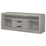 Burke 2-drawer Engineered Wood 59-inch TV Stand Grey Driftwood | Grey | Grey Driftwood | 701024