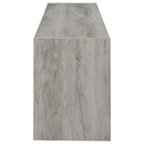 Burke 2-door Engineered Wood 71-inch TV Stand Grey Driftwood | Grey | Grey Driftwood | 701025