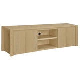 Laurelton 78-inch 4-door TV Stand Media Console Light Oak | Brown | Light Oak | 701653