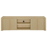 Laurelton 78-inch 4-door TV Stand Media Console Light Oak | Brown | Light Oak | 701653