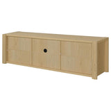 Laurelton 78-inch 4-door TV Stand Media Console Light Oak | Brown | Light Oak | 701653