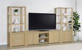 Laurelton 78-inch 4-door TV Stand Media Console Light Oak | Brown | Light Oak | 701653