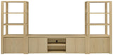 Laurelton 78-inch 4-door TV Stand Media Console Light Oak | Brown | Light Oak | 701653