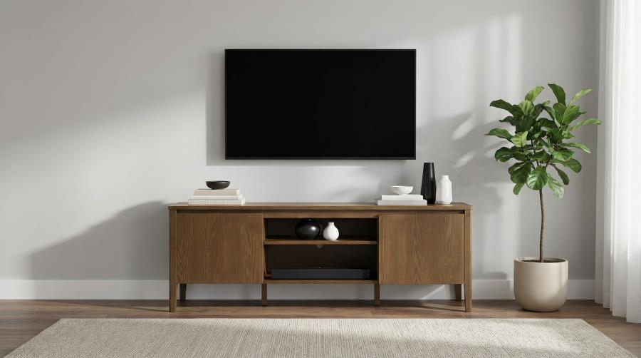 Thori 63-inch 2-door TV Stand Media Console Dark Brown | Brown | Dark Brown | 701672