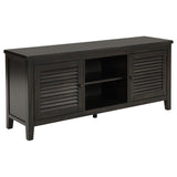 Concord 2-door 60-inch TV Stand Console Distressed Java | Black | Distressed Java | 701782