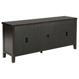 Concord 2-door 60-inch TV Stand Console Distressed Java | Black | Distressed Java | 701782