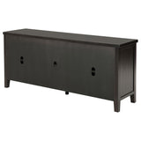 Concord 2-door 60-inch TV Stand Console Distressed Java | Black | Distressed Java | 701782