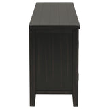 Concord 2-door 60-inch TV Stand Console Distressed Java | Black | Distressed Java | 701782
