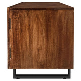 Trask 86-inch Wood TV Stand Media Console Mango Brown | Brown | Mango Brown | 701790